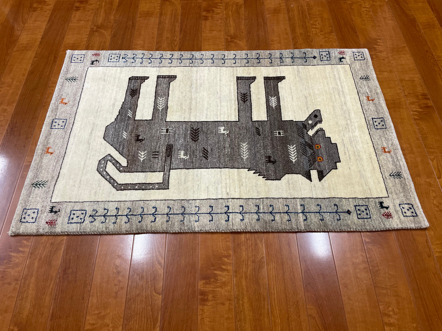 【オンライン限定】カシュクリギャッベ 130cm x 82cm RJ15168