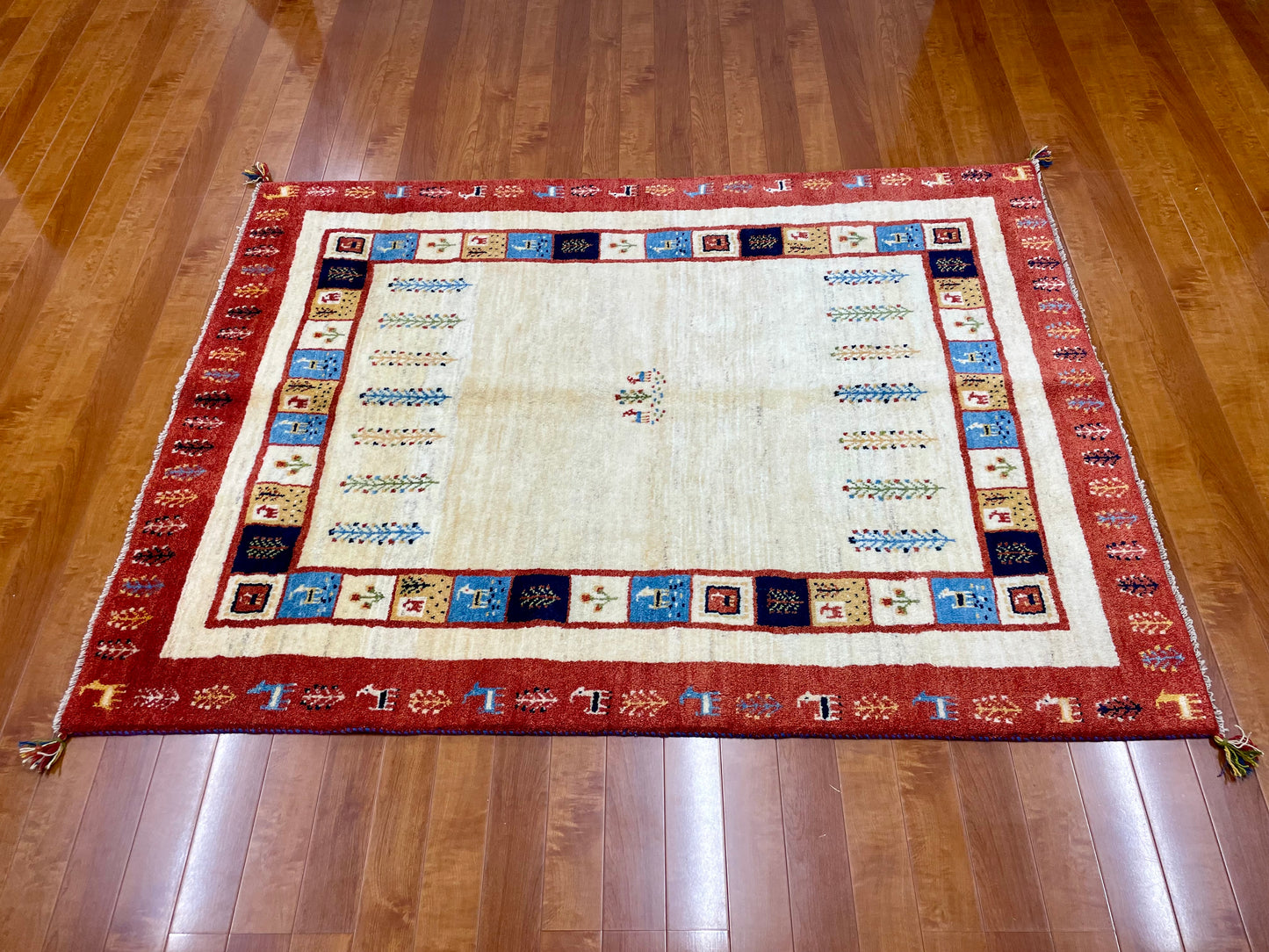 【オンライン限定】ギャッベ  208cm x 154cm RJ193