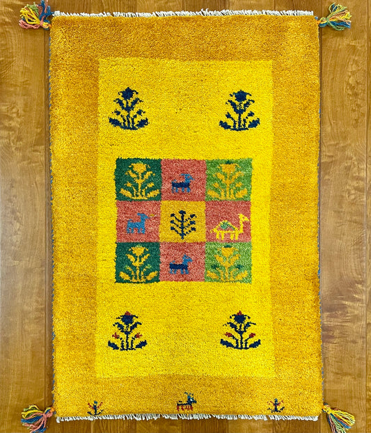 【オンライン限定】ギャッベ 88cm x 60cm RJ3562