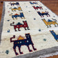 【オンライン限定】ギャッベ 122cm x 83cm RJ12624
