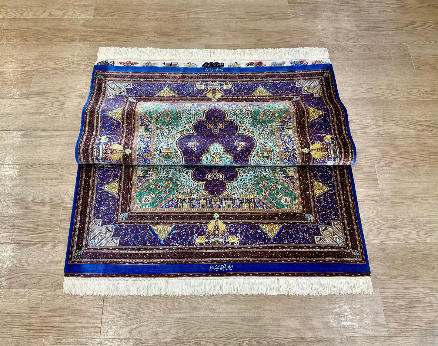 クム ジャムシーディ工房 148cm x 104cm NT11438