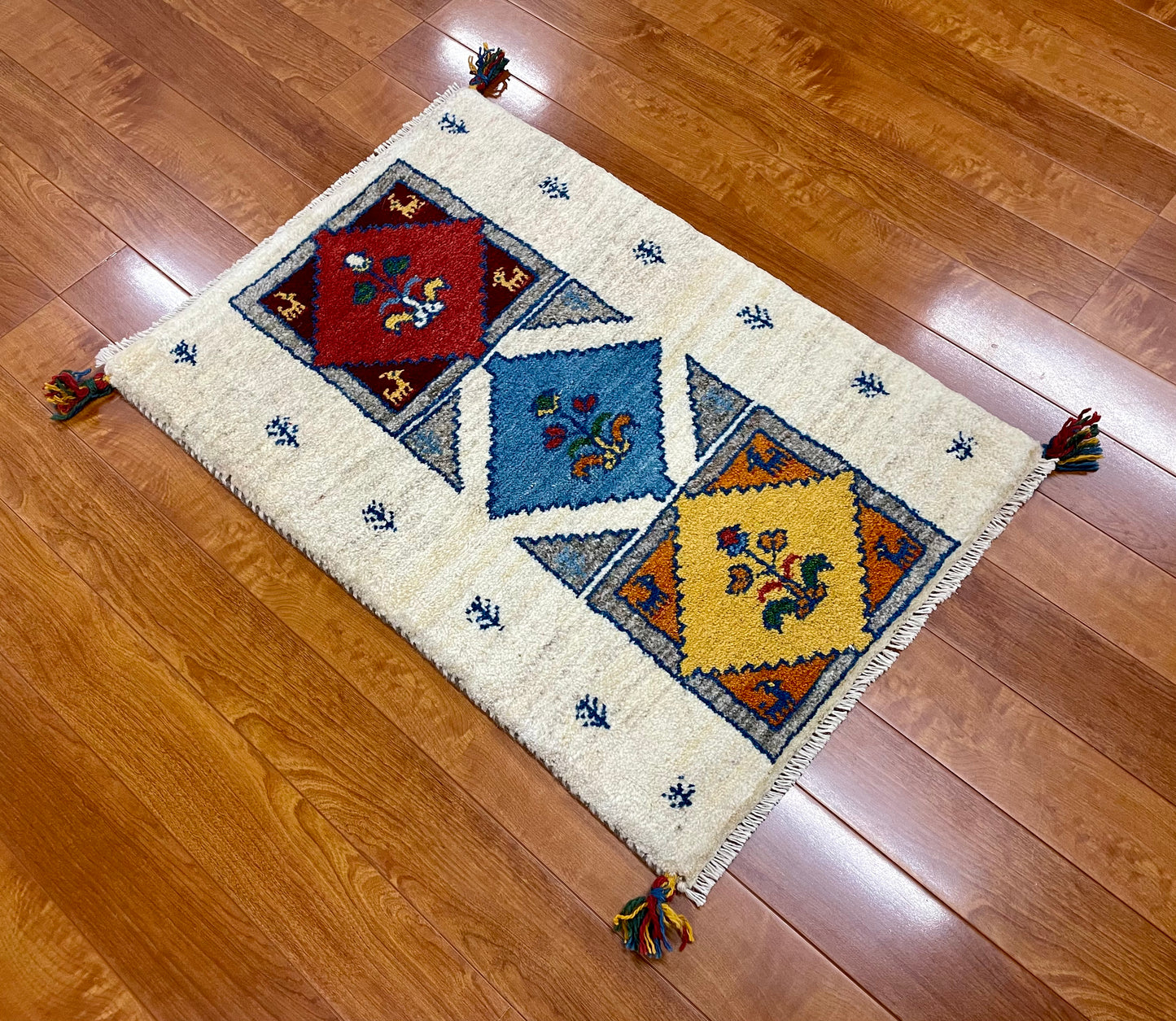 【オンライン限定】ギャッベ 88cm x 60cm RJ14184