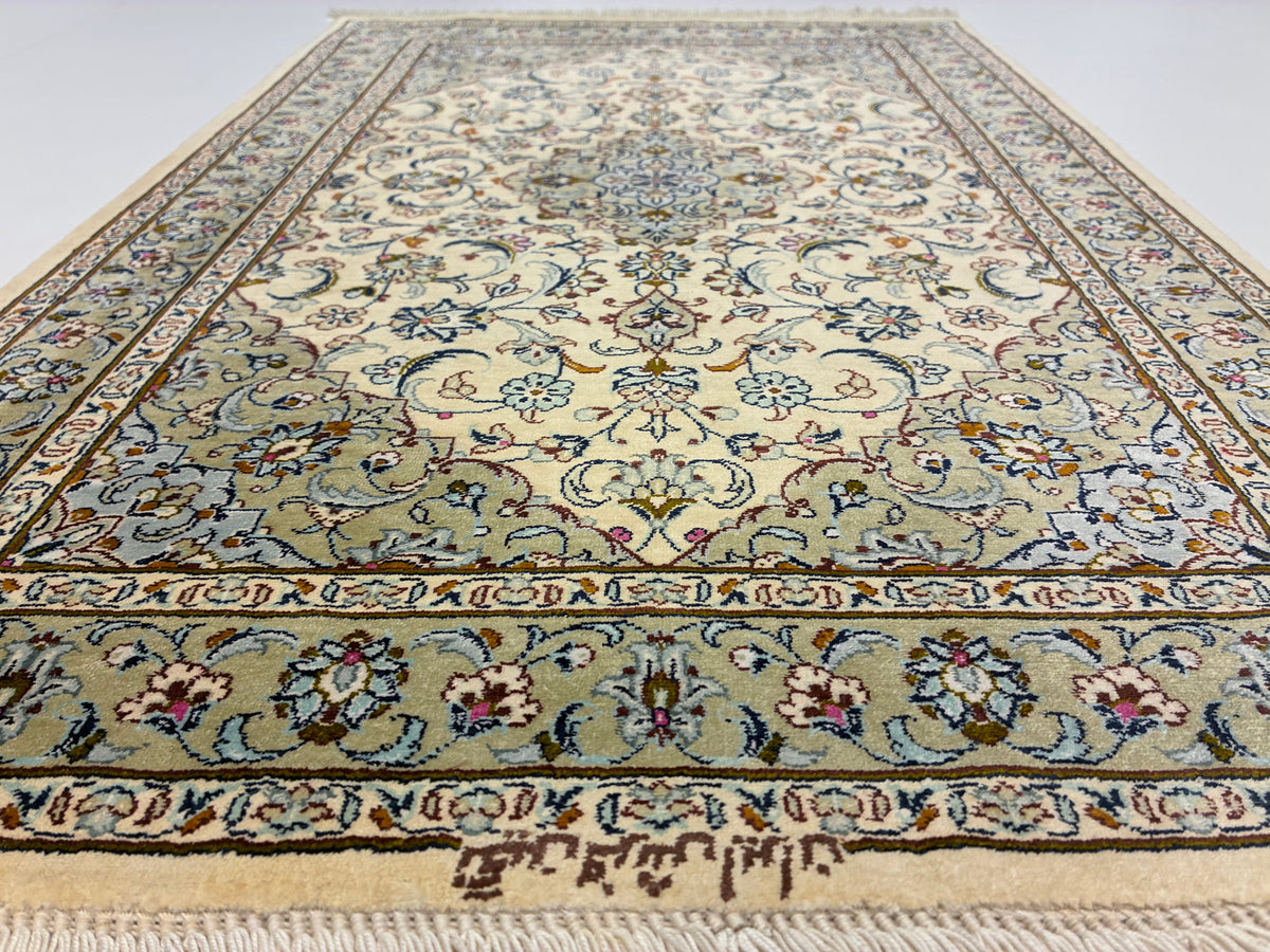 【千葉店】カシャーンシルク ネギン工房 90cm x 60cm PS13766