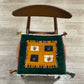 【福岡店】ギャッベ 43cm x 40cm Z3522