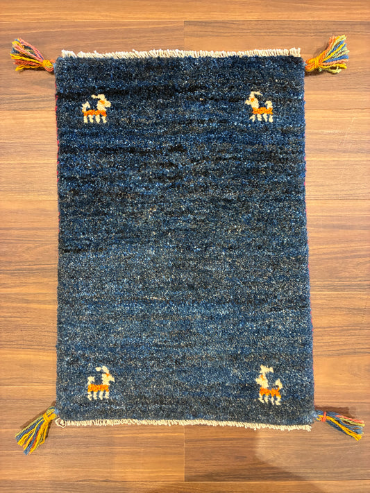 【千葉店】ギャッベ 59cm x 40cm NN18673