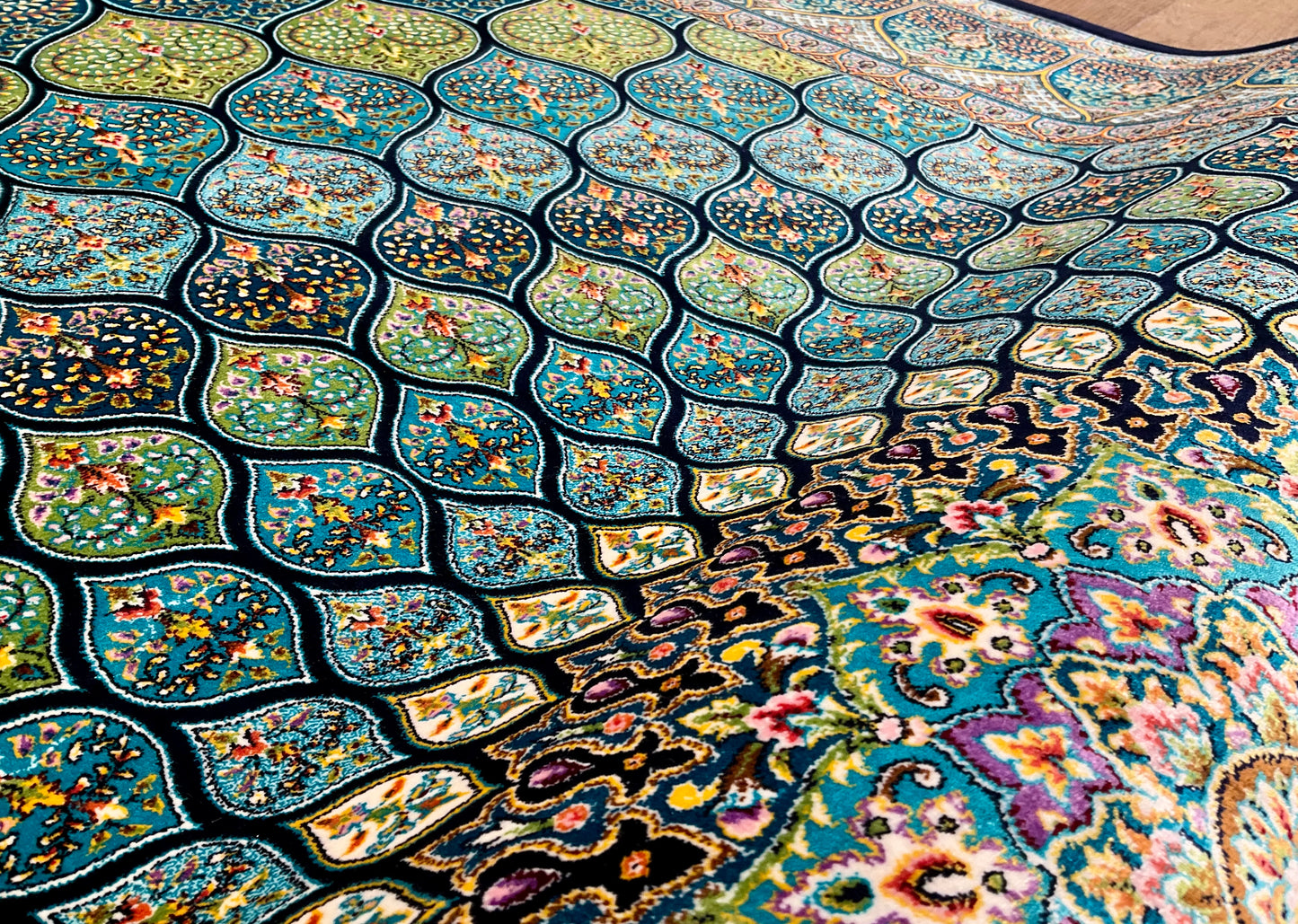 ペルシャンシルク 200cm x 135cm PS11908
