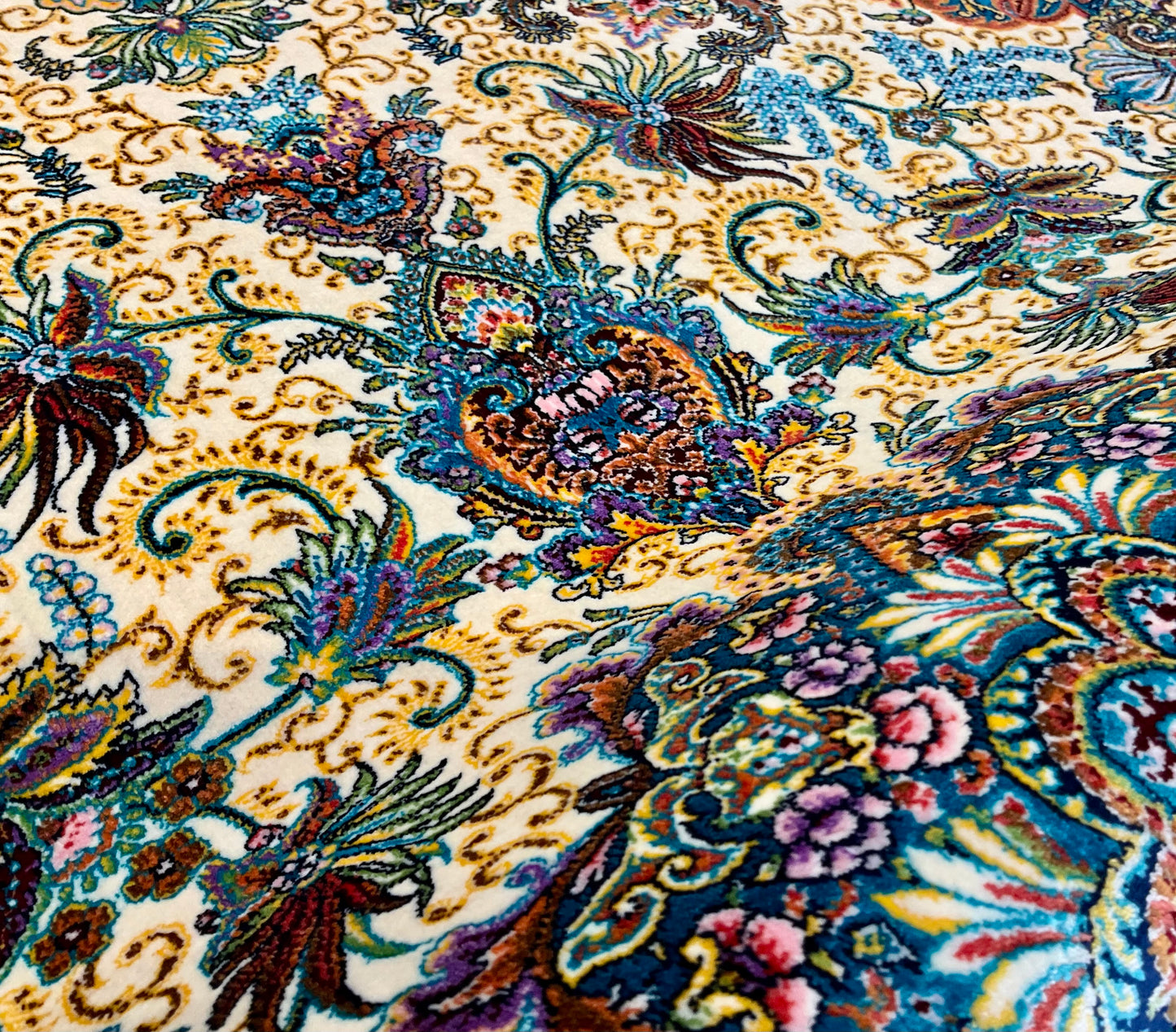 ペルシャンシルク 120cm x 80cm PS10858