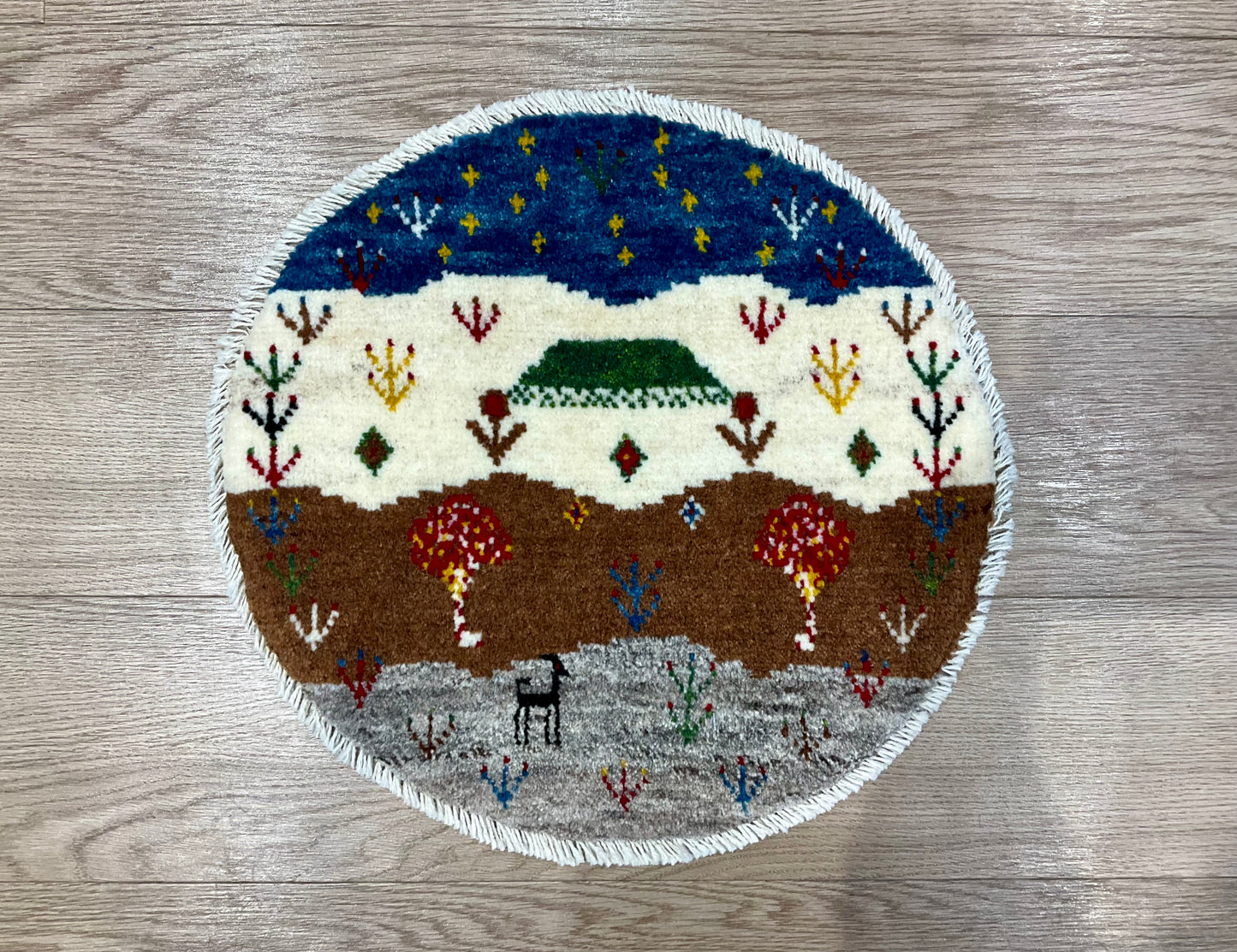 ギャッベ アマレバフト 41cm x 40cm AJ27554