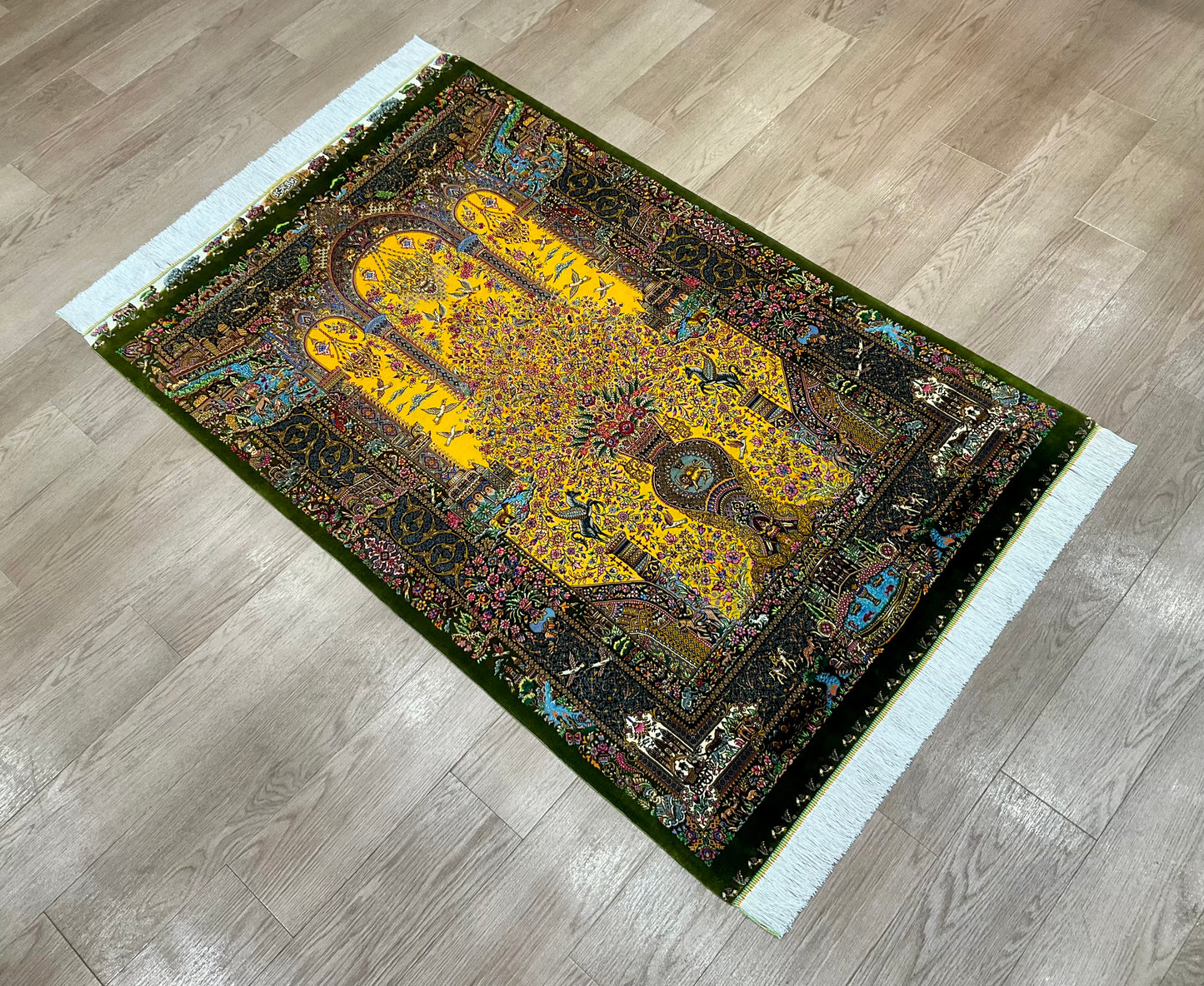 クム モハンマド工房 155cm x 100cm NT11115