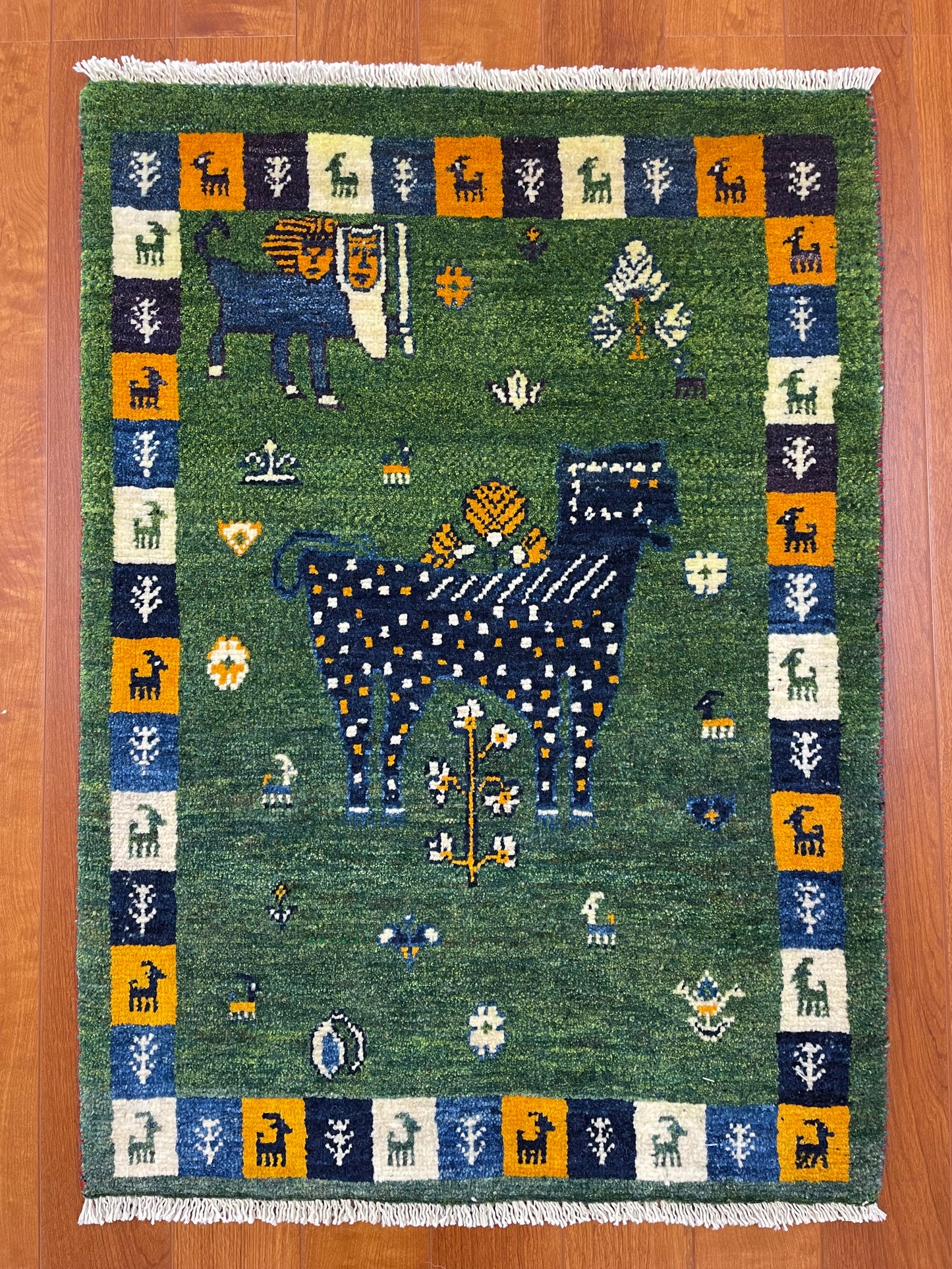 【オンライン限定】ギャッベ アマレバフト 90cm x 63cm RJ17074