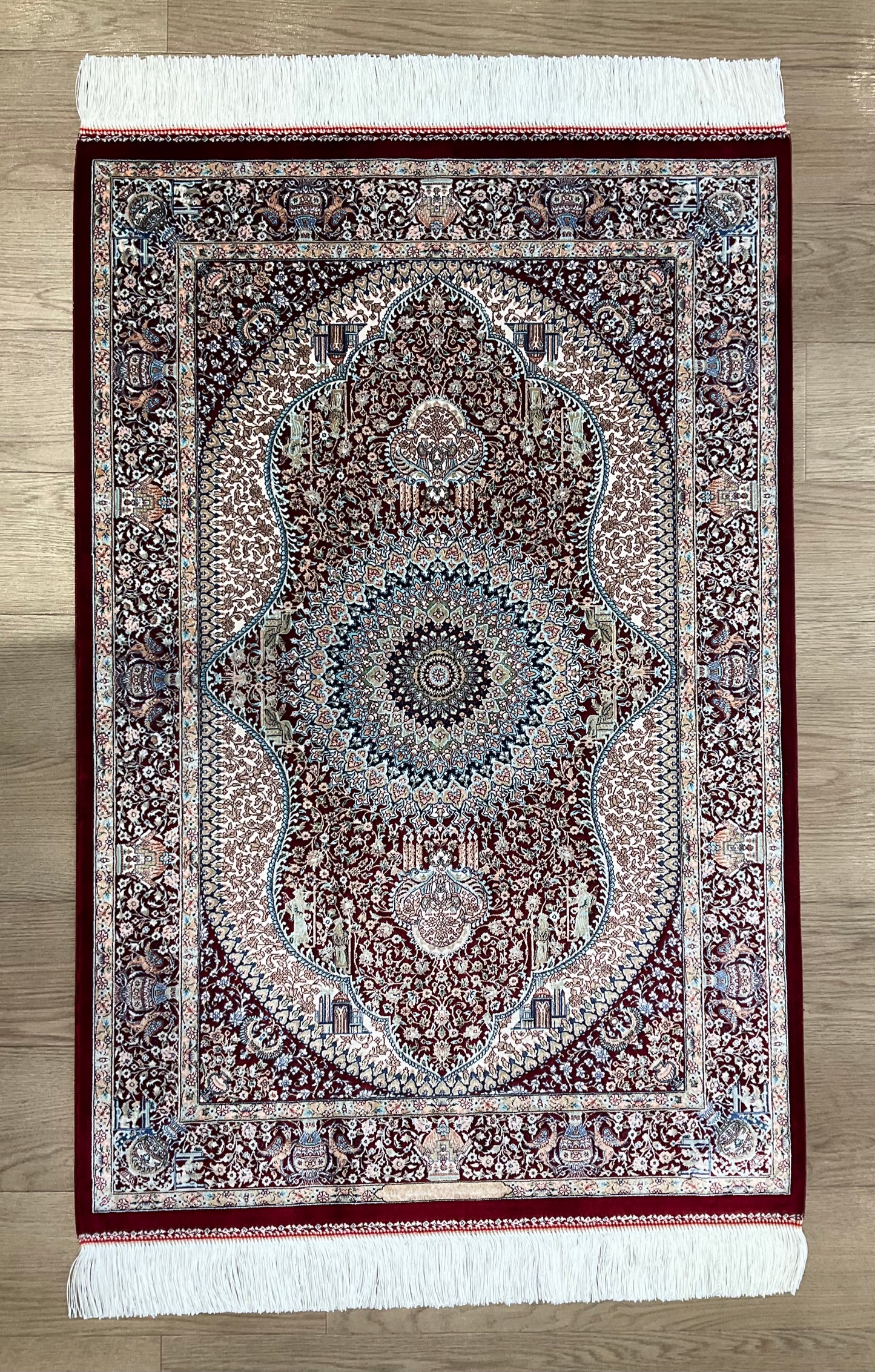 ペルシャンシルク 120cm x 80cm PS9452