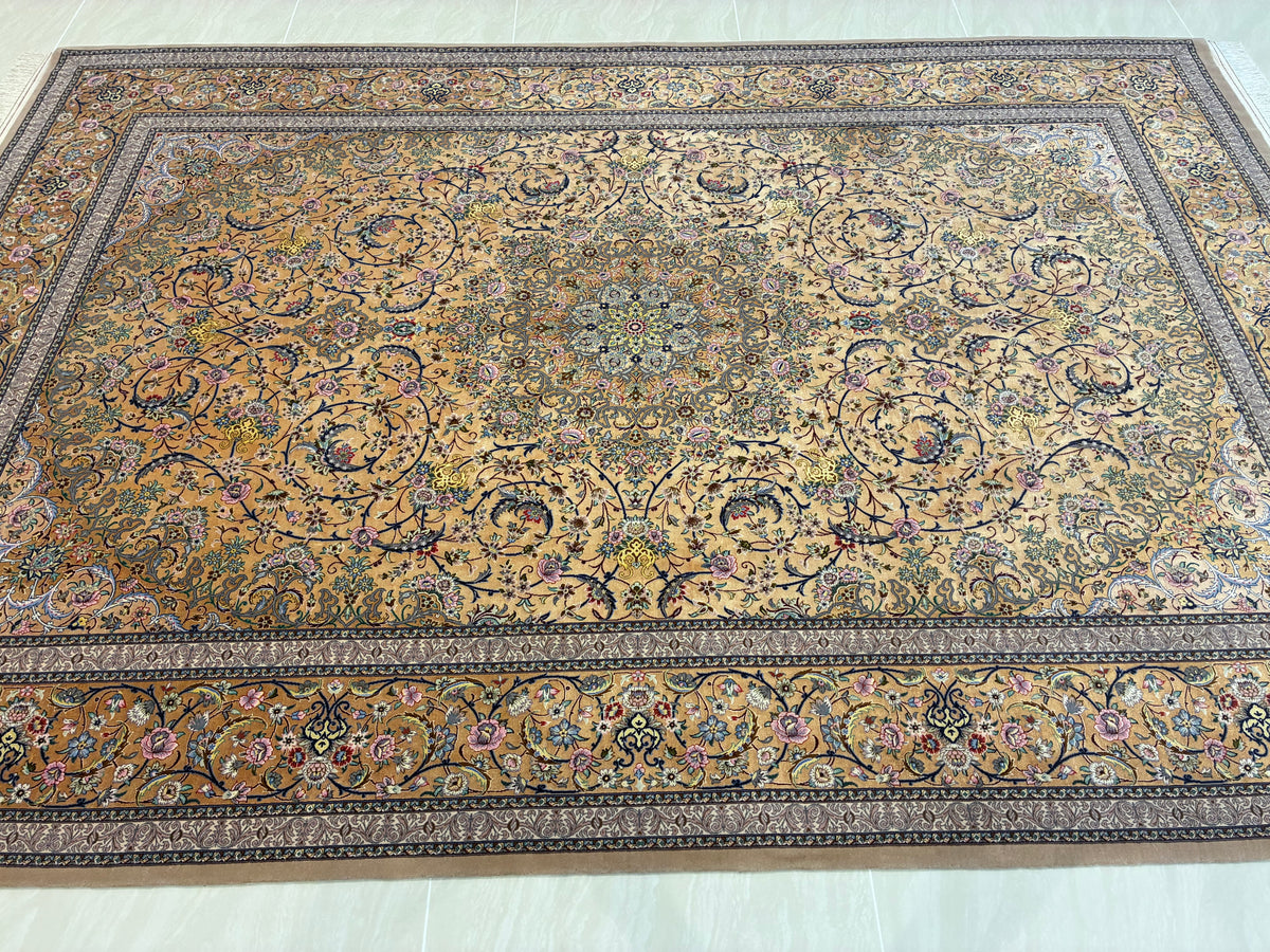 【千葉店】イスファハン レズバーニ工房 300cm x 208cm PS12448