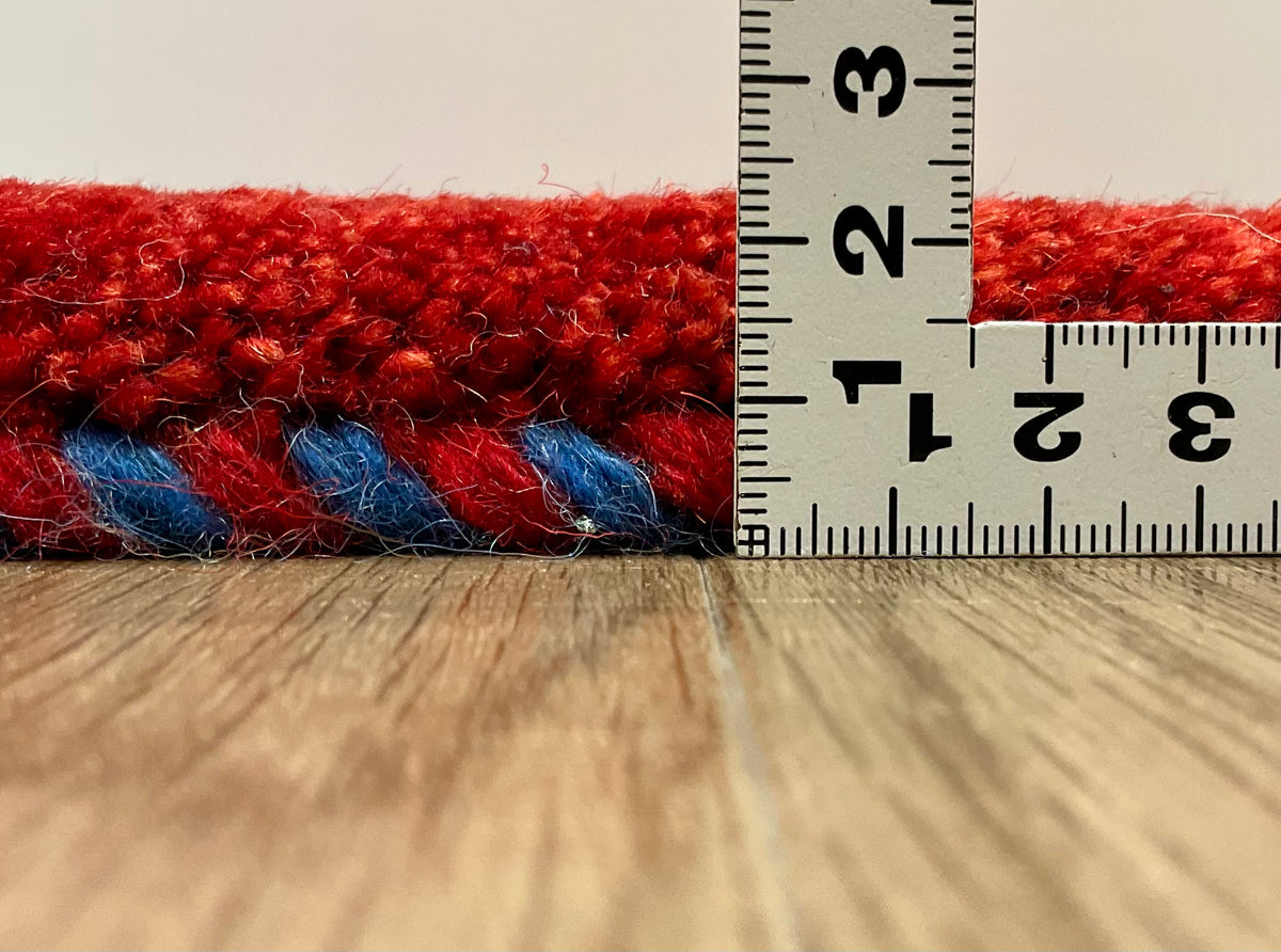 【福岡店】ギャッベ 41cm x 38cm Z3386