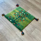 【福岡店】ギャッベ 42cm x 39cm Z3034