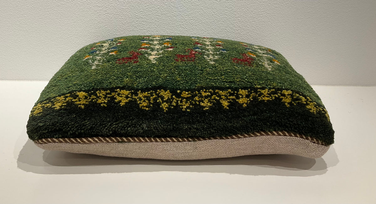 【福岡店】ギャッベクッション 43cm x 38cm Z2882