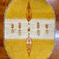 【オンライン限定】ギャッベ 87cm x 62cm (楕円形) RJ12349