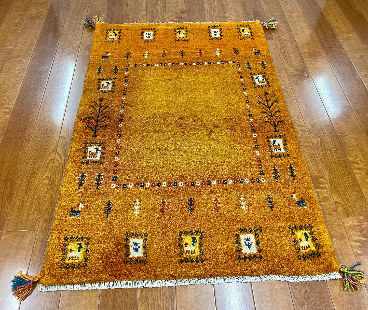 【オンライン限定】ギャッベ 120cm x 82cm RJ7175