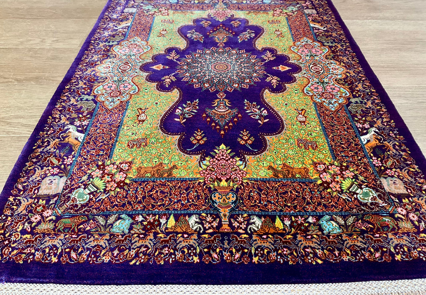 クム ジャムシーディ工房 88cm x 60cm NT8874
