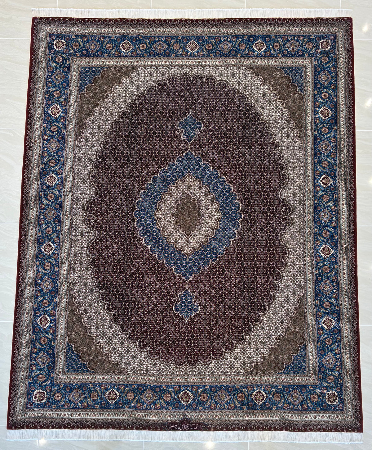 【オンライン限定】 タブリーズ アブドルラヒ工房 257cm x 207cm PS5290
