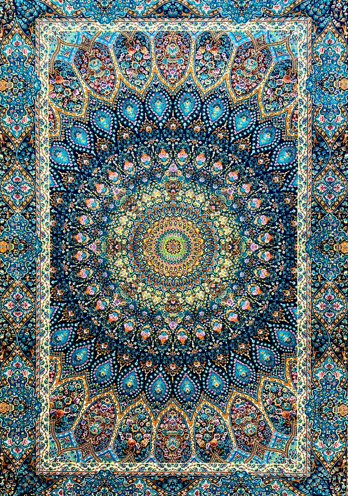 ペルシャンシルク 120cm x 80cm PS10494