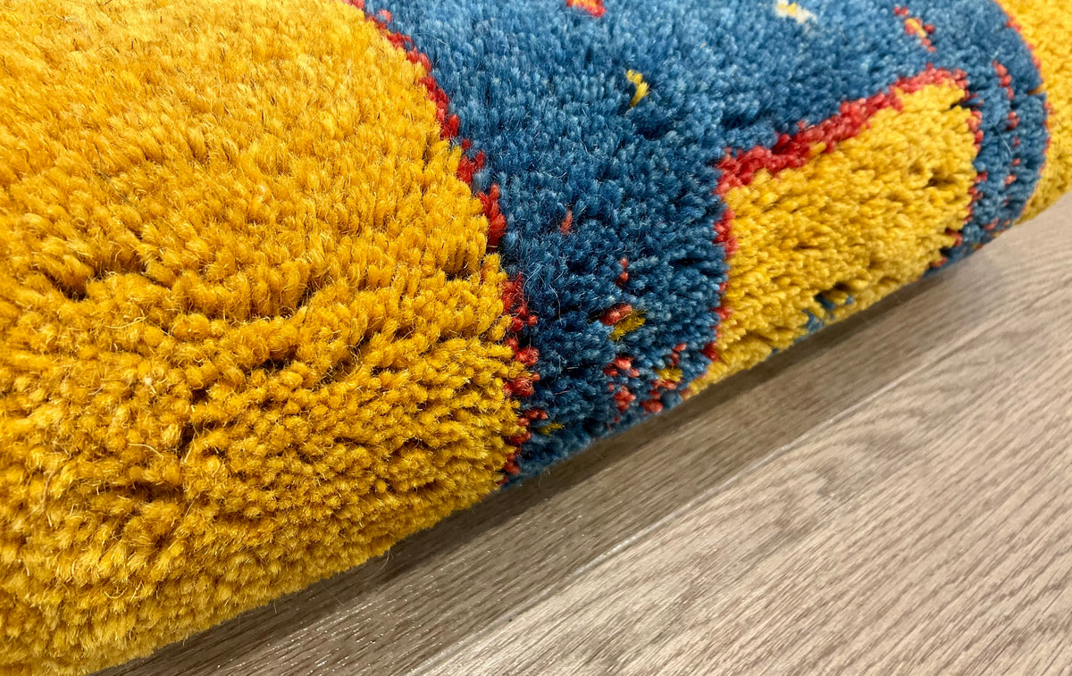 【福岡店】ギャッベ 44cm x 38cm Z3289