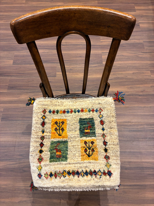 【千葉店】ギャッベ 45cm x 44cm T3338