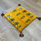 【福岡店】ギャッベ 41cm x 38cm Z2932