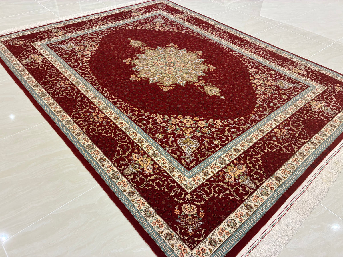 【千葉店】 イスファハン ダルダシティ工房 260cm x 210cm PS11253