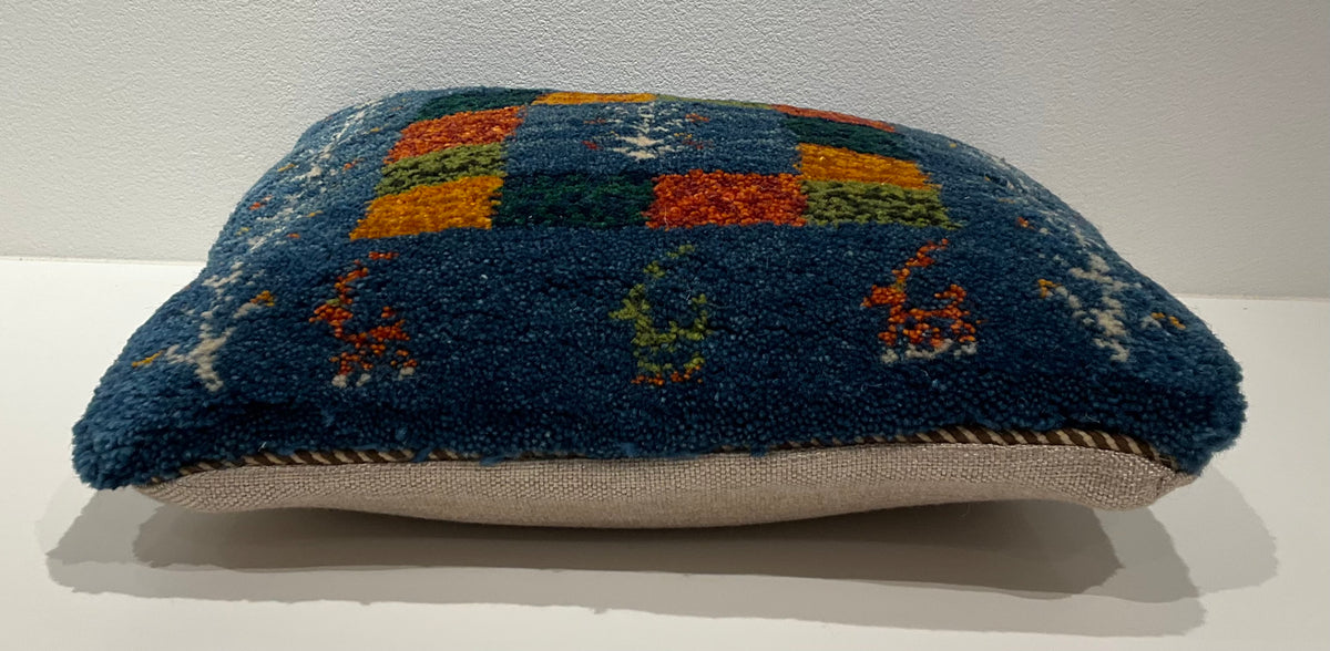 【福岡店】ギャッベクッション 41cm x 40cm Z2888
