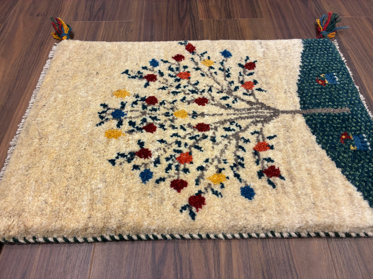 【千葉店】ギャッベ 58cm x 41cm NN19689