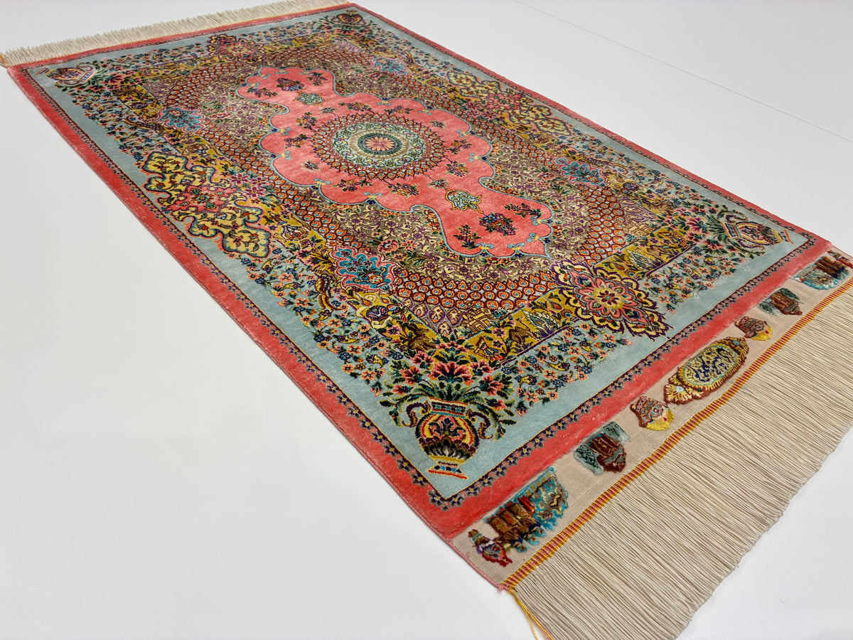 【千葉店】クム ジャムシディ工房 91cm x 61cm PS12955