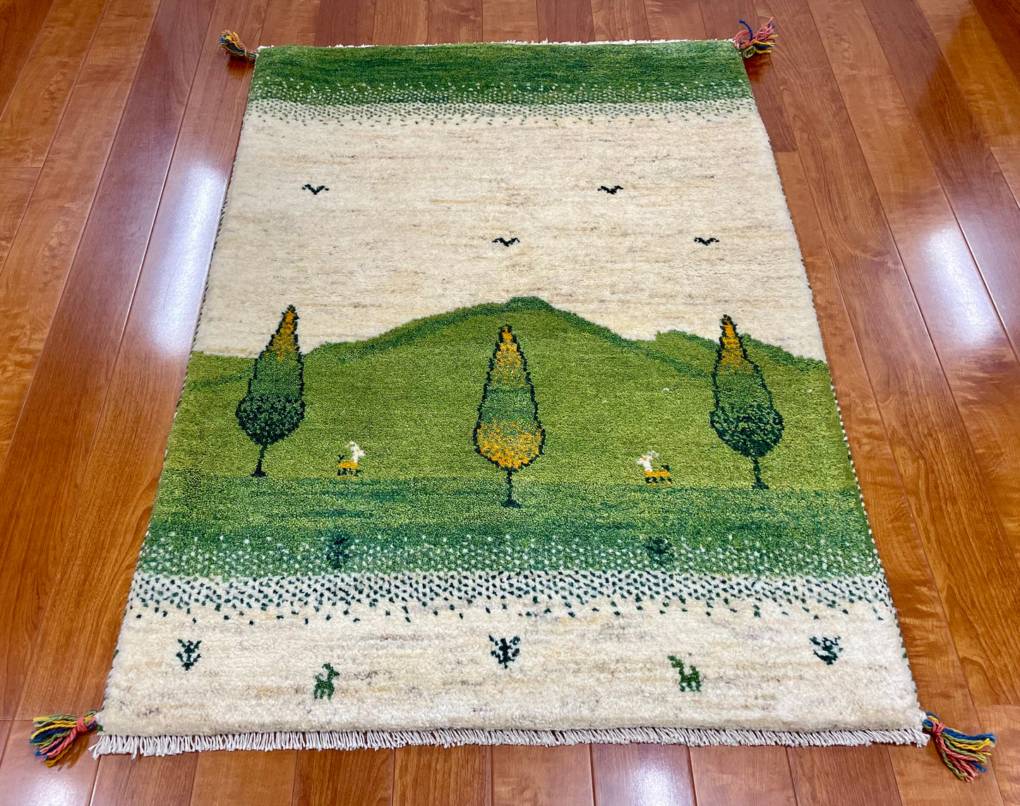 【オンライン限定】ギャッベ 123cm x 87cm RJ7170