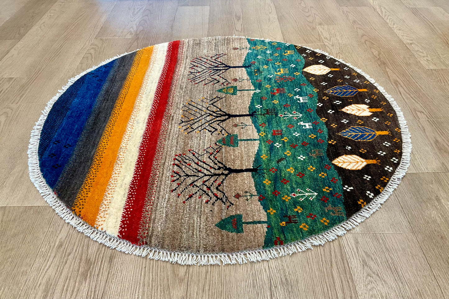 ギャッベ アマレバフト Φ100cm RJ14733