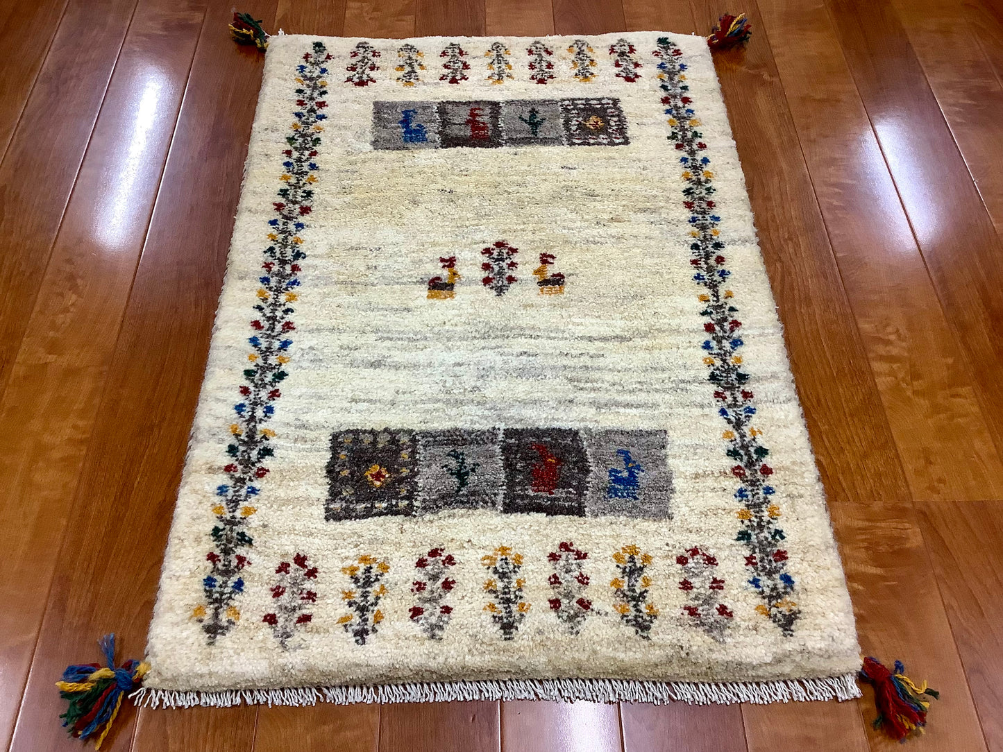 【オンライン限定】ギャッベ 90cm x 62cm RJ14099