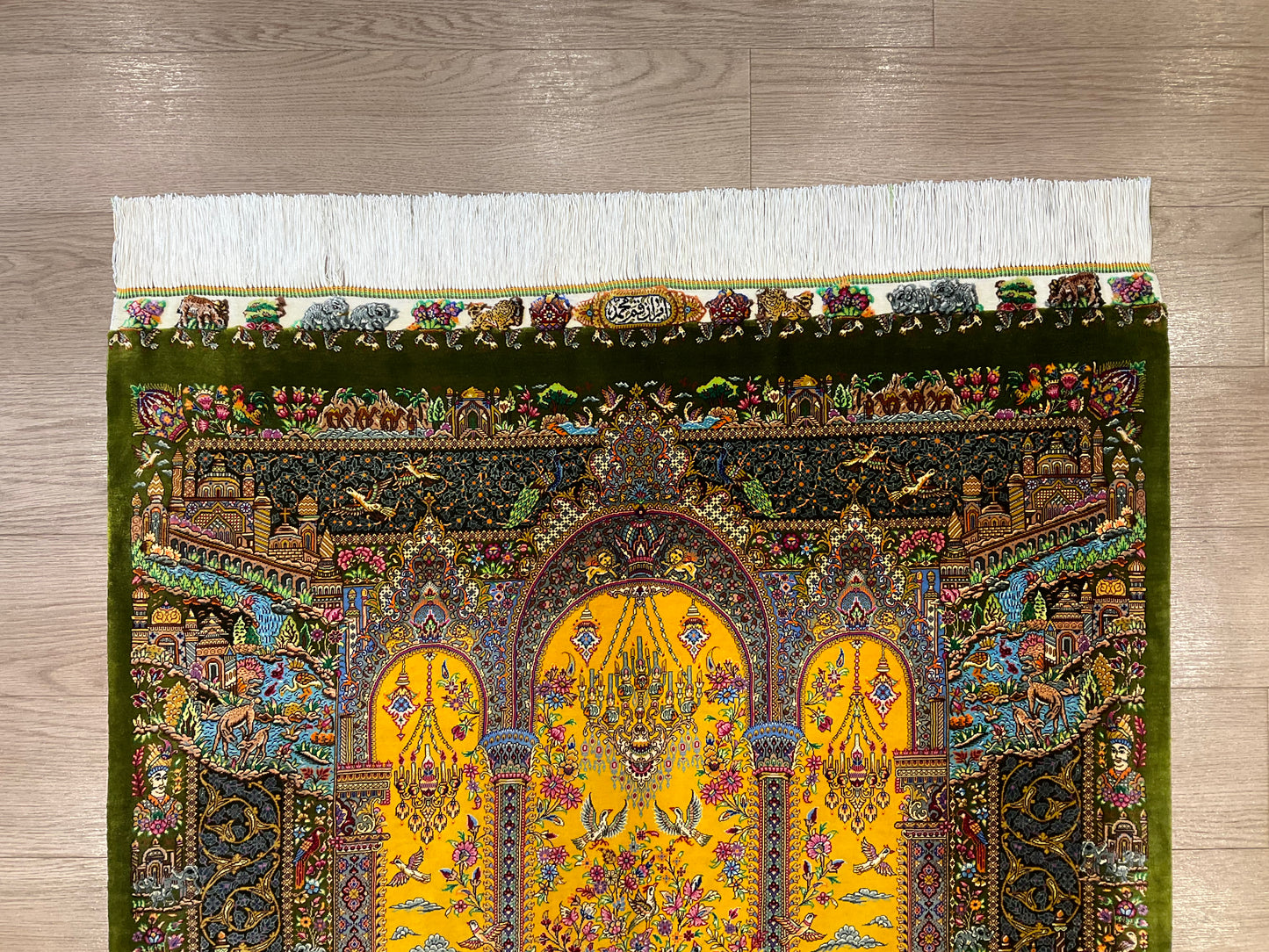 クム モハンマド工房 155cm x 100cm NT11115