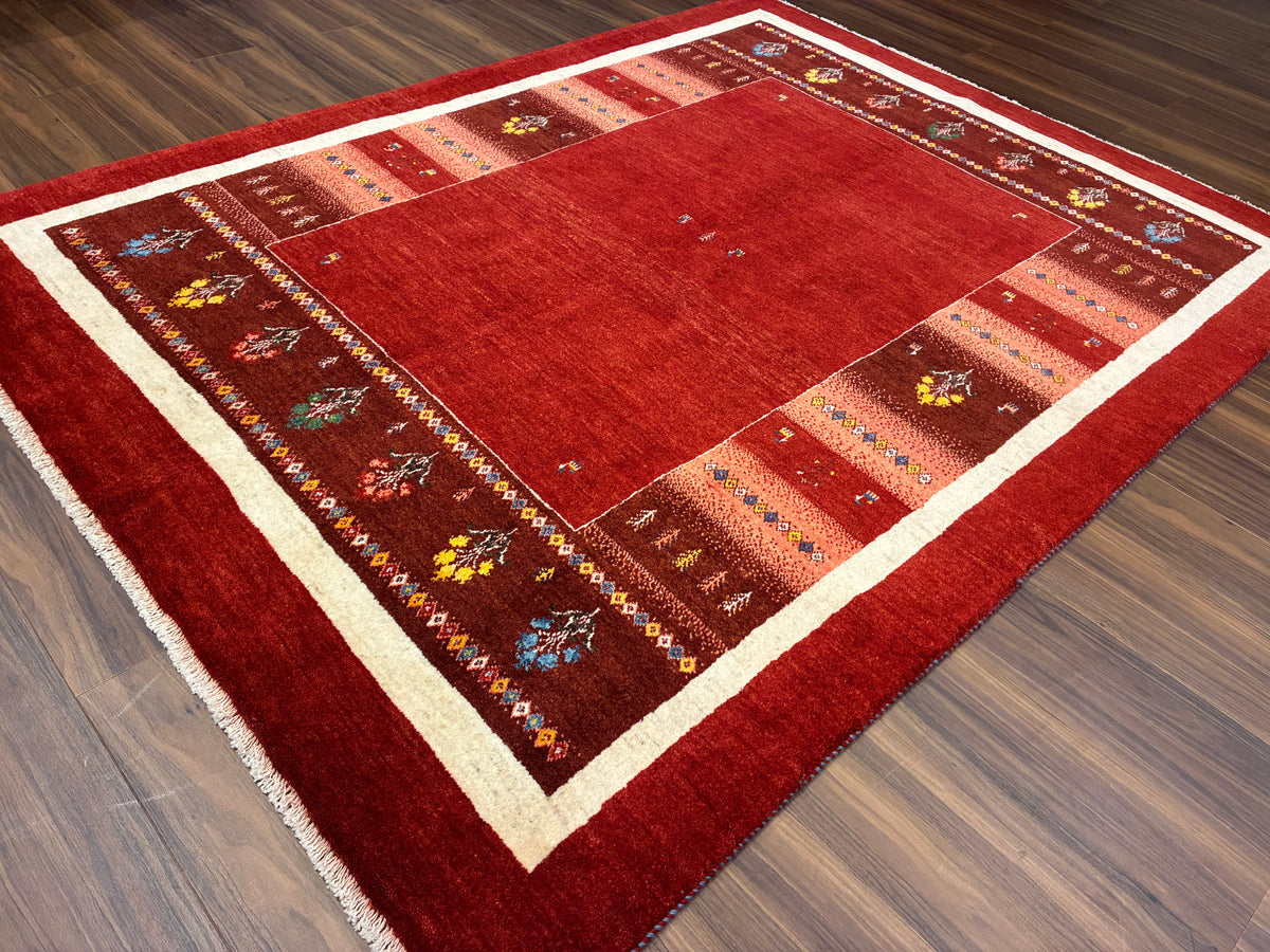 【千葉店】カシュクリギャッベ  205cm x 158cm RJ11841
