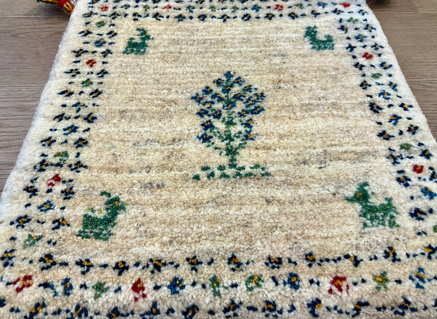 ギャッベ 45cm x 43cm Z210