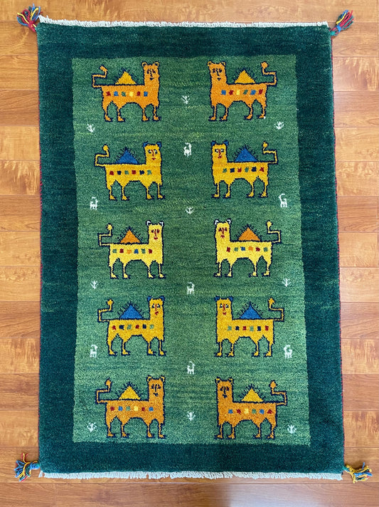 【オンライン限定】ギャッベ 128cm x 86cm RJ3526