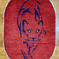 【オンライン限定】ギャッベ 90cm x 62cm (楕円形) RJ12405