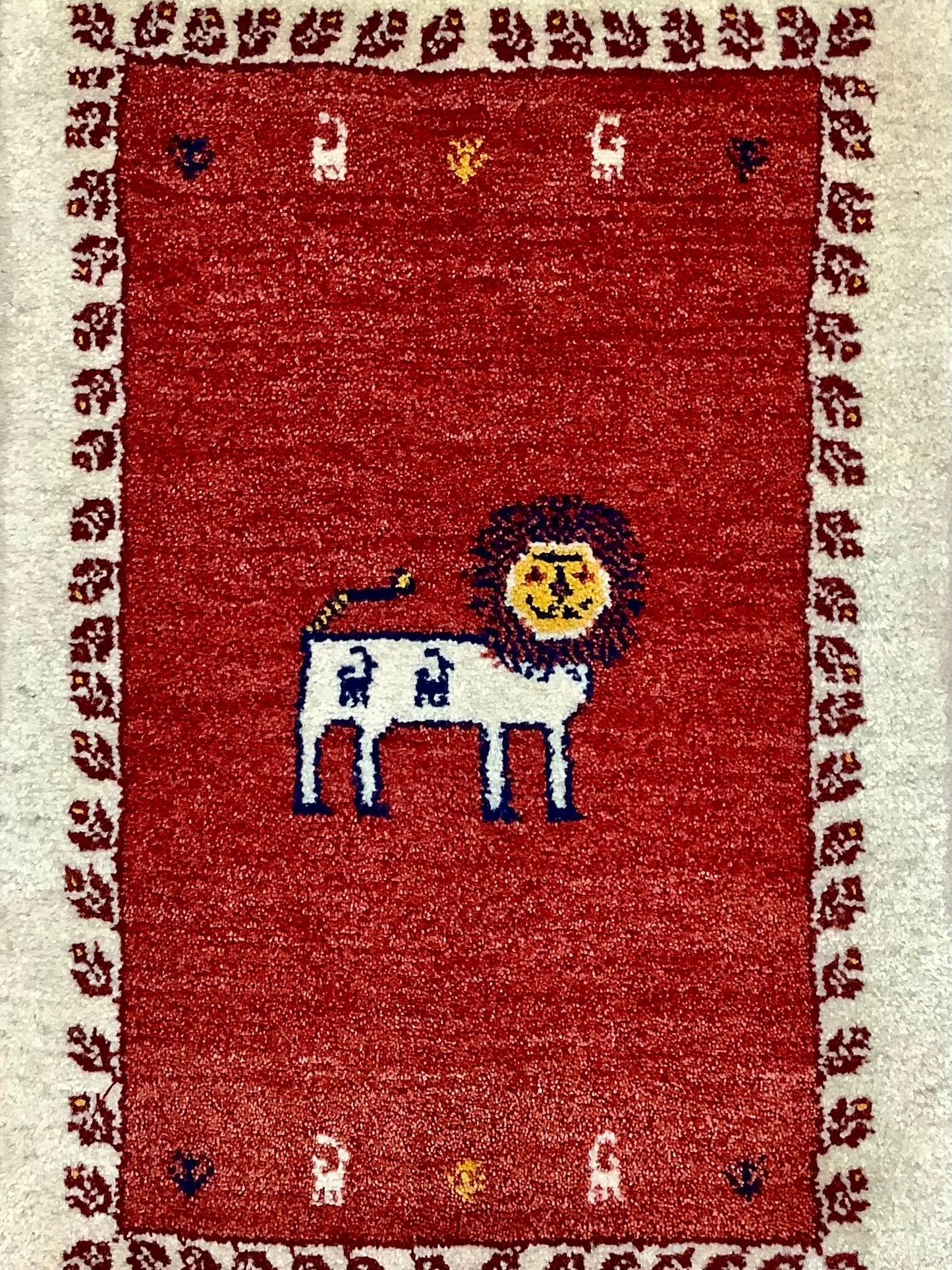 【オンライン限定】ギャッベ 90cm x 60cm RJ12367