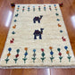 【オンライン限定】ギャッベ 90cm x 63cm RJ14182