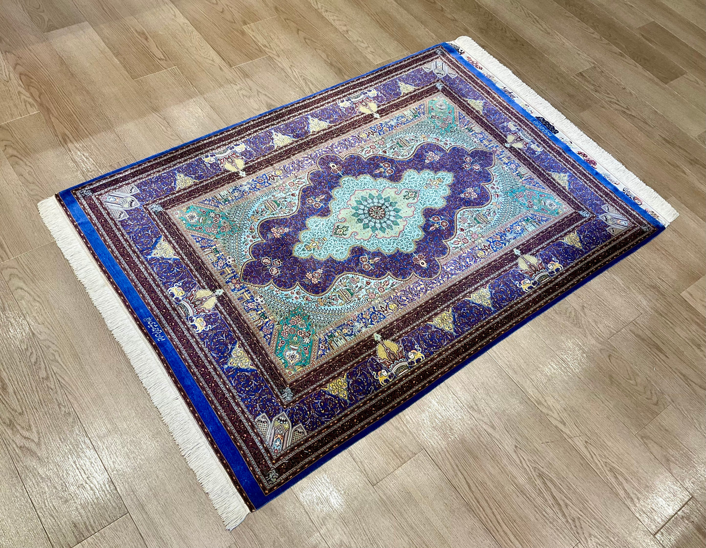 クム ジャムシーディ工房 148cm x 104cm NT11438