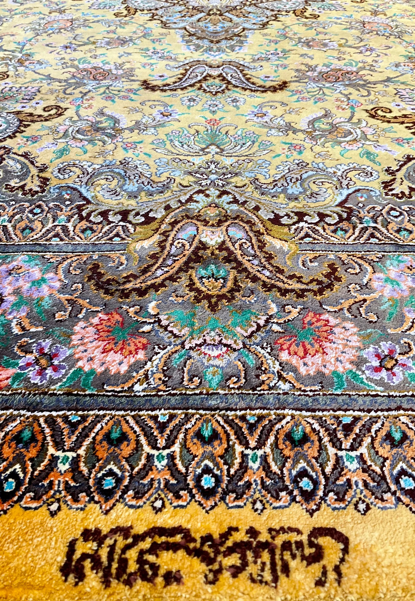 クム アッバースィ工房 205cm x 132cm PS3656