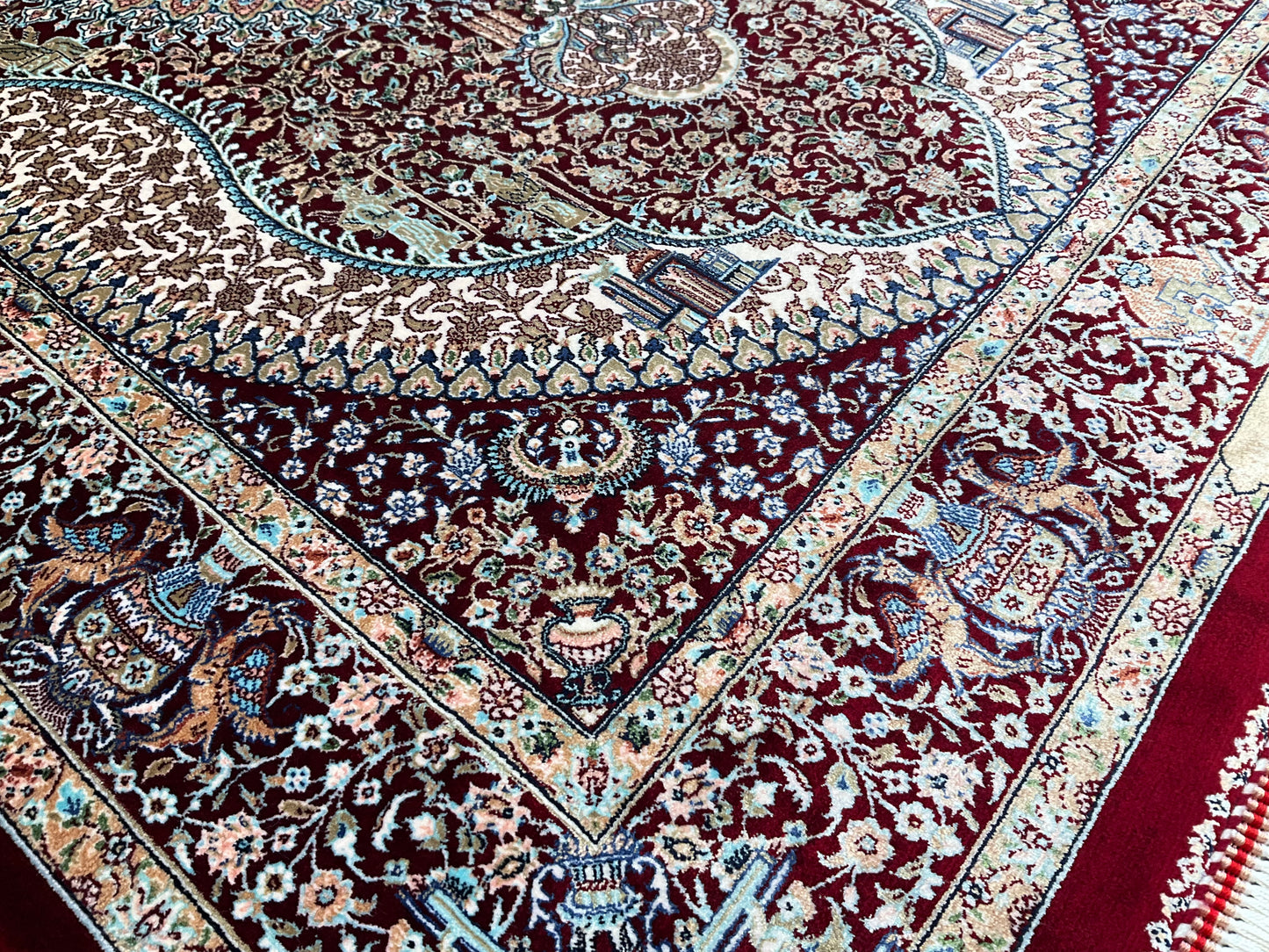 ペルシャンシルク 120cm x 80cm PS9452