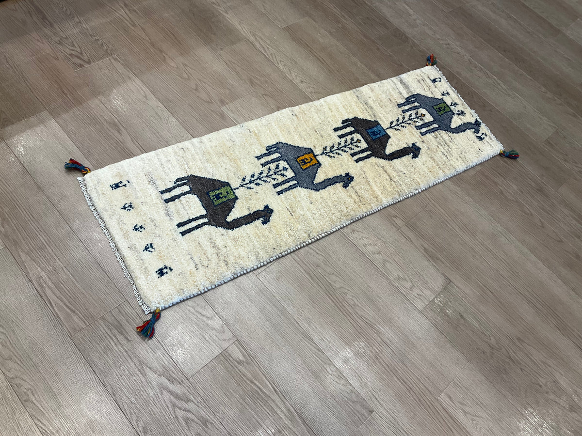 【福岡店】ギャッベ  137cm x 48cm RJ16408