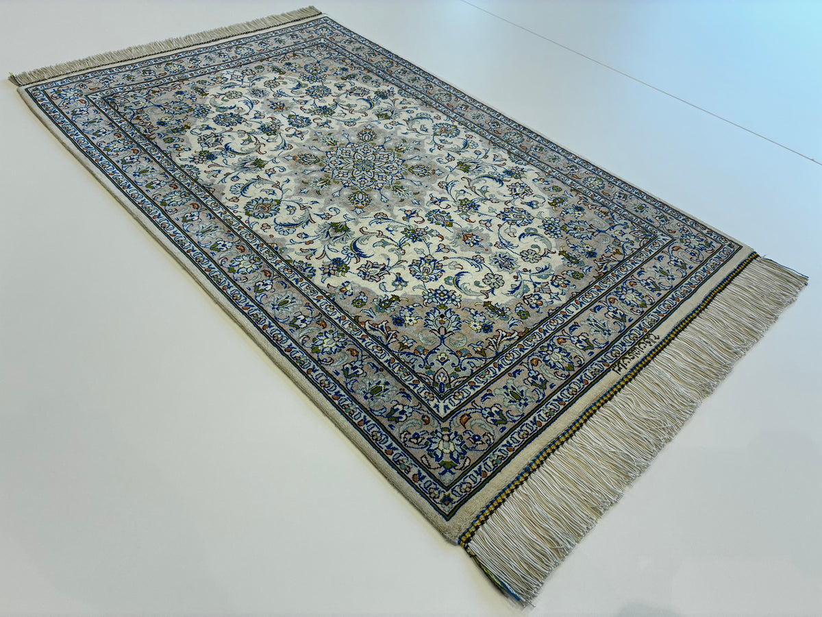 【千葉店】カシャーンシルク ファッラー工房 90cm x 58cm PS12627