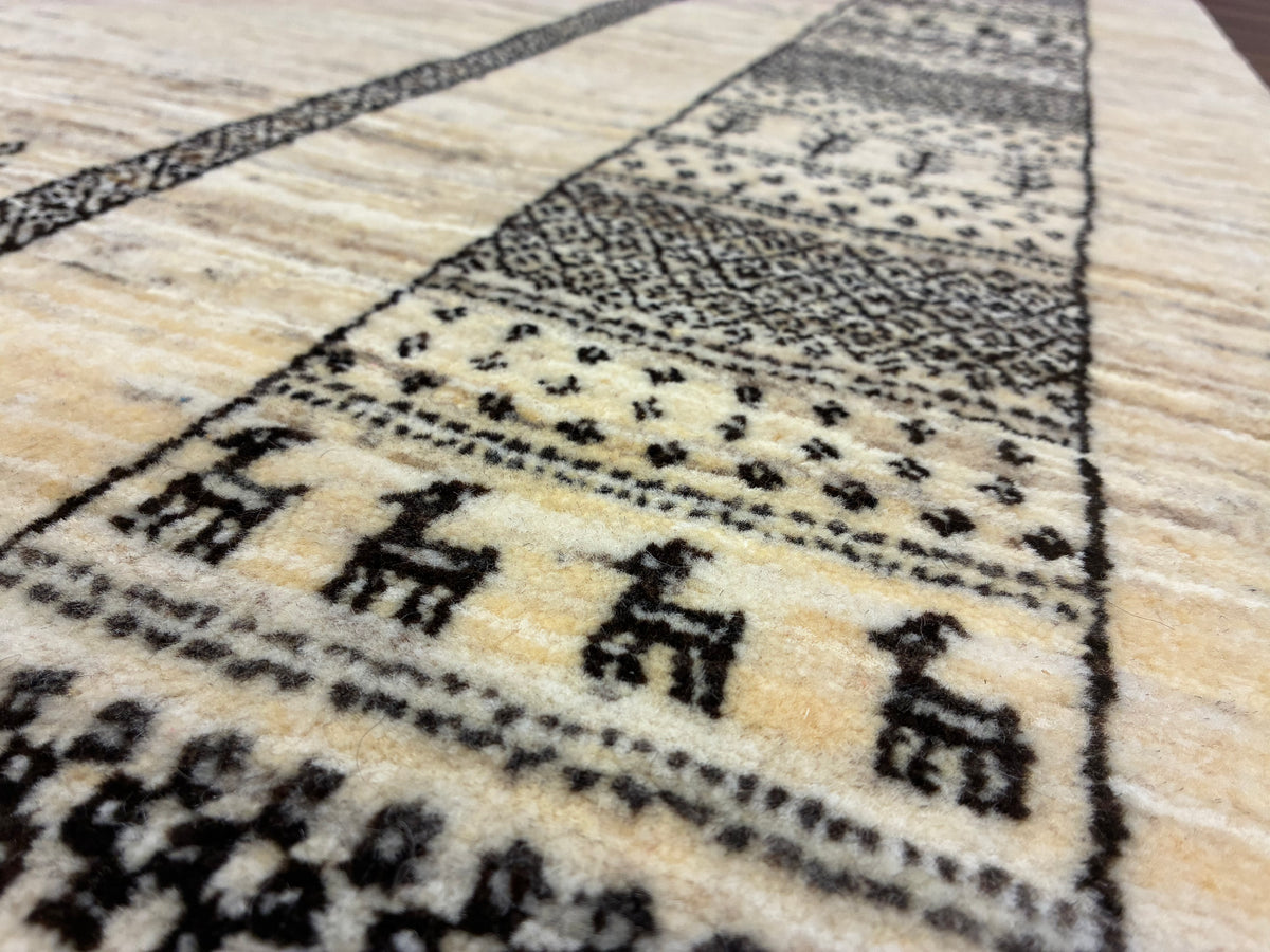 【千葉店】カシュクリギャッベ  210cm x 150cm RJ11000