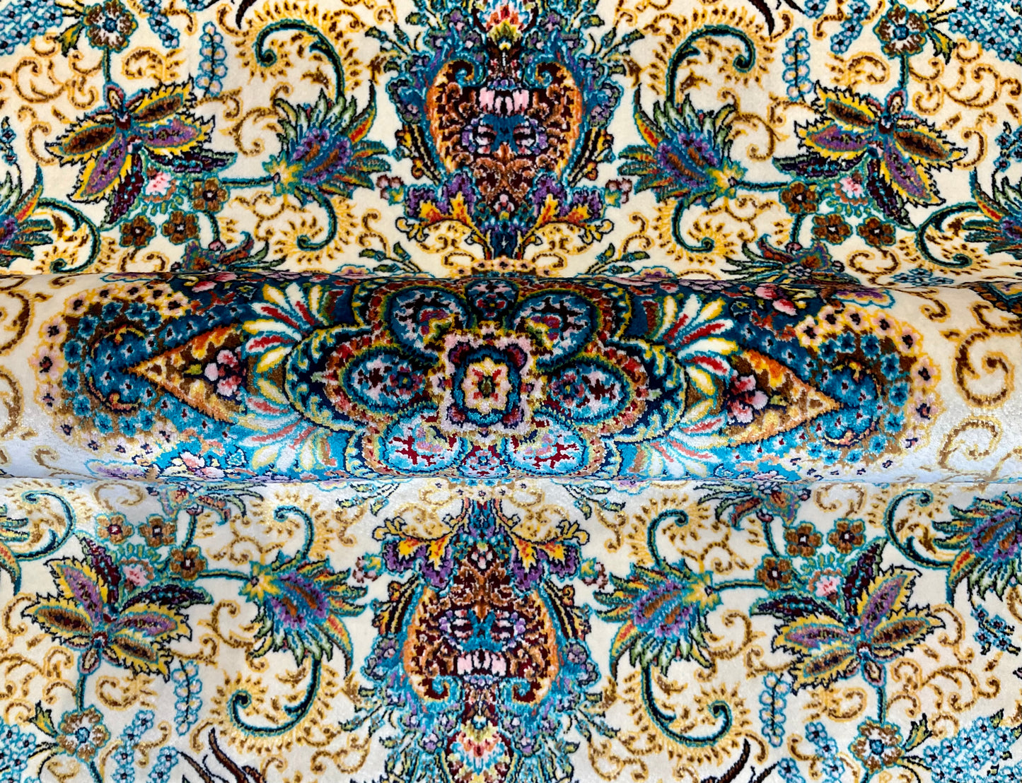ペルシャンシルク 120cm x 80cm PS10858