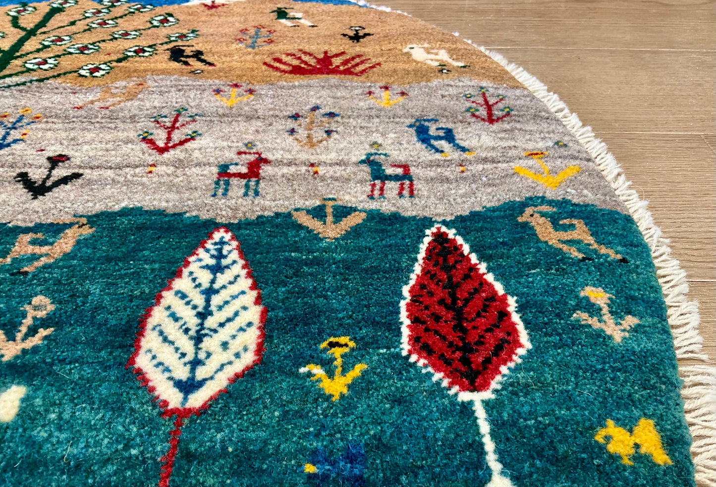 ギャッベ アマレバフト Φ100cm RJ12690