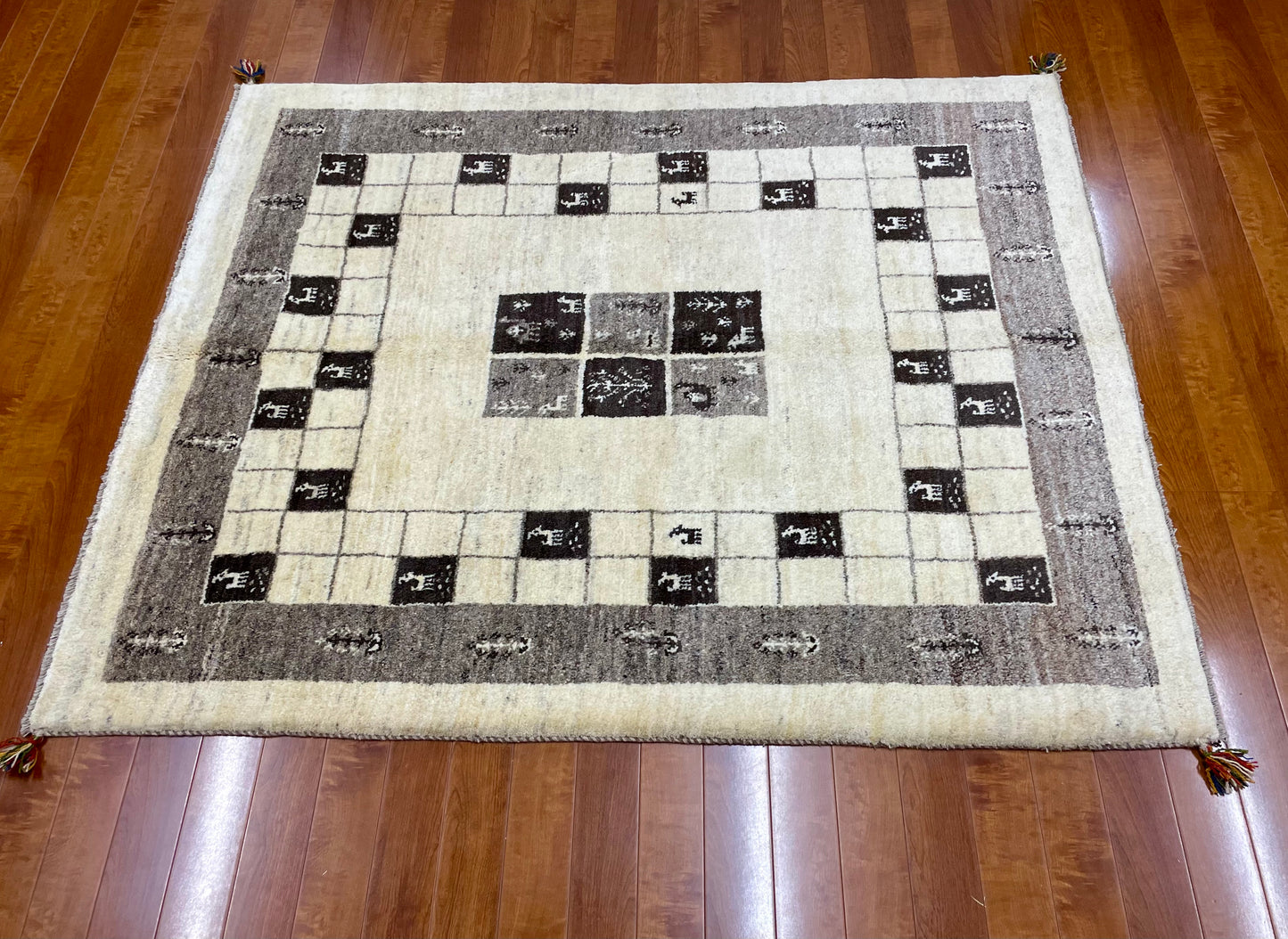 【オンライン限定】ギャッベ  190cm x 156cm RJ202